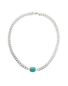 Amazonite Silver Chunkette