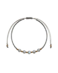 Stocking Fillers: Labradorite Gold Hand Knotted Bracelet