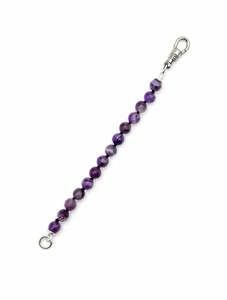 Chains: Amethyst Silk Knotted Extender