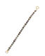 Grey Pearl & Neon Yellow Silk Knotted Extender Gold