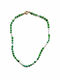 Petite Pearls & Blush Silk Knotted Necklace