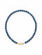Kyanite & Black Knotted Necklace