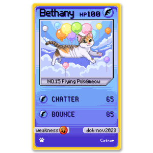 Products: Catnap - Bethany Card
