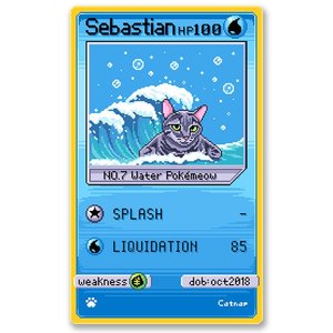 Products: Catnap - Sebastian Card