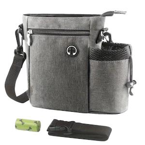 Poop Bags & Accessories: XL Treat Bag With Water Bottle Holder
