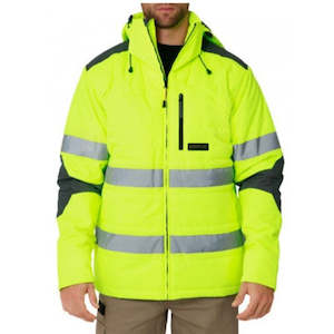 Jackets: CAT Triton Hi Vis Taped Insulated Jacket