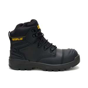 Footwear: CAT Striver XL 6" AUS ZIP WP AT - Black