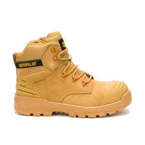 Footwear: CAT Striver XL 6" AUS ZIP WP AT - Honey