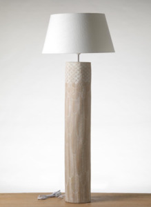 Products: YZ05170WLA-1- Polyresin Floor Lamp and Shade
