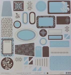 Paper Salon - Enamored Die Cut Tag Sheet