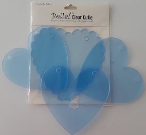 Clear Acrylic Book - Heart