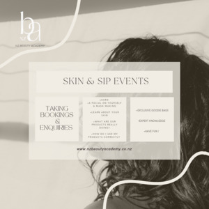 Products: SKIN & SIP NZ Beauty Academy