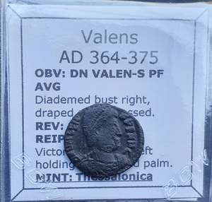 All: #q312# Roman Bronze coin issued by Valens from 364-375 AD
