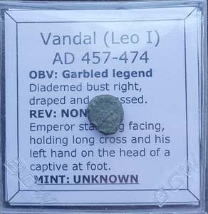 All: #e382# Pseudo-Imperial coin under Leo I from 457-474 AD