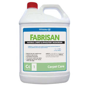 Carpet Care: WHITELEY FABRISAN CARPET/UPHOLSTERY NEUTRALISING ODOR CONTROL 5L (CARTON 3PC)