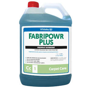 WHITELEY FABRIPOWR PLUS PRESPRAY 5L (CARTON 3PC)