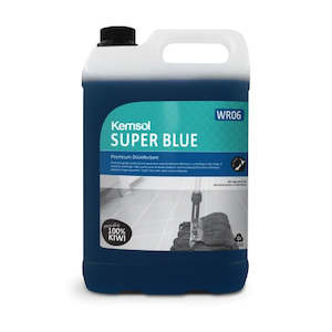 Disinfectants: KEMSOL SUPER BLUE PREMIUM DISINFECTANT 5L