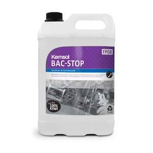 Disinfectants: KEMSOL BAC-STOP SANITISER DISINFECTANT