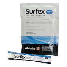 WHITELEY SURFEX LOW LEVEL DISINFECTANT POWDER 8.5G (CARTON)