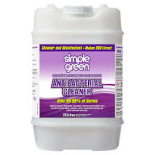 Disinfectants: SIMPLE GREEN ANTIBACTERIAL CONCENTRATE 20L