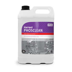 KEMSOL PHOSCLEAN ACID CLEANER & SANITISER 5L