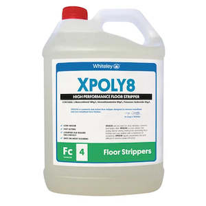 Floor Care: WHITELEY XPOLY8 FLOOR STRIPPER 5L (CARTON 3PC)