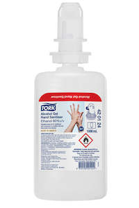 Hand Sanitiser: TORK ALCOHOL GEL HAND SANITISER 1L | 6PC CARTON