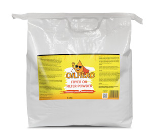 Kitchen: OIL HERO FRYER OIL FILTER POWDER 4.5KG