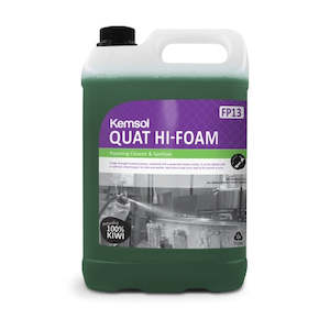 Kitchen: KEMSOL QUAT HI-FOAM FOAM CLEANER & SANITISER 5L