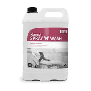 Textile: KEMSOL SPRAY N WASH LAUNDRY PRE-SPOTTER 5L