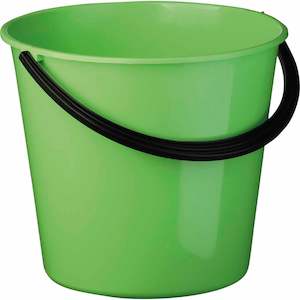 9L GREEN PLASTIC BUCKET