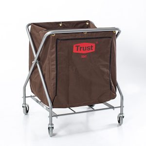 Janitor Trolleys: TRUST COLLAPSIBLE LINEN CART 240L