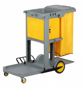 JANITOR CART WITH LOCK BOX