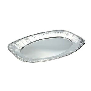 Takeaway Containers: EMPEROR OVAL FOIL PLATTER CARTON 100PC