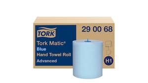 TORK H1 MATIC BLUE HAND TOWEL ROLL | 2PLY 612SHEET X 6 CARTON