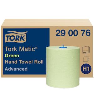 TORK H1 MATIC GREEN HAND TOWEL | 2PLY 150M X 6 CARTON