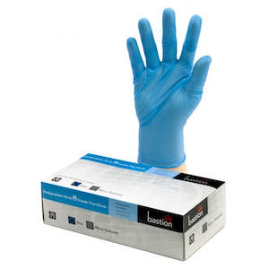 Gloves: BASTION NITRILE BIODEGRADABLE GLOVE 100PK