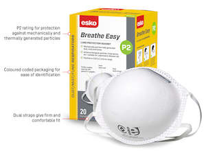 ESKO BREATHEEASY P2 NON VALVED MASK | 20PK