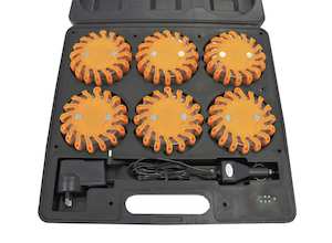 LED ROAD FLARE/WARNING DISK RECHARGEABLE KIT