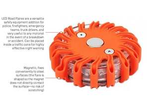 LED ROAD FLARE/WARNING DISK