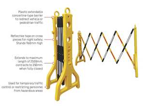 Signage: ESKO EXTENDABLE BARRICADE