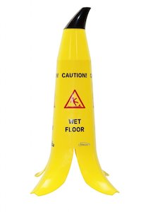 CAUTION SIGN - BANANA 900MM