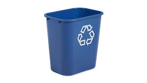 Rubbish Bags Bins: RUBBERMAID DESKSIDE RECYCLING CONTAINER BIN | 39L