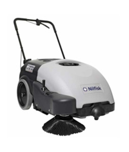 Walk Behind Sweeper Machines: NILFISK SW750 SWEEPER