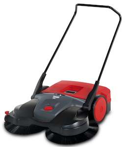 Walk Behind Sweeper Machines: HAAGA SWEEPER 697 BATTERY PROFI WITH ISWEEP
