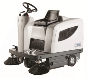 Ride On Battery Sweeper: NILFISK SR1101 RIDE ON SWEEPER