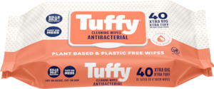 TUFFY ANTIBACTERIAL WIPES 40PK