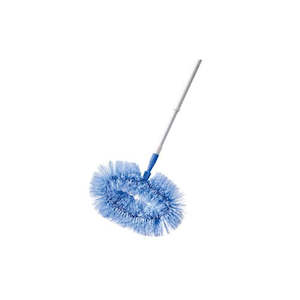OATES ROUND COBWEB BROOM & EXTENSION HANDLE