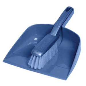 Dust Pans Lobby Sets: OATES DUSTPAN & BRUSH SET M'WARE BLU