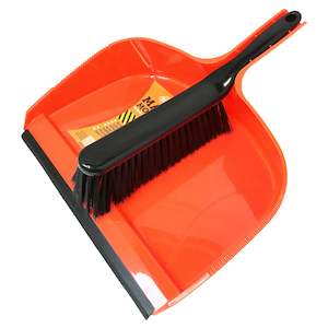MAXI LARGE DUST PAN SET | ORANGE